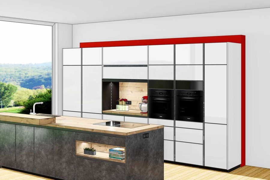 3D-Küchenplanung im Miele Center Markant